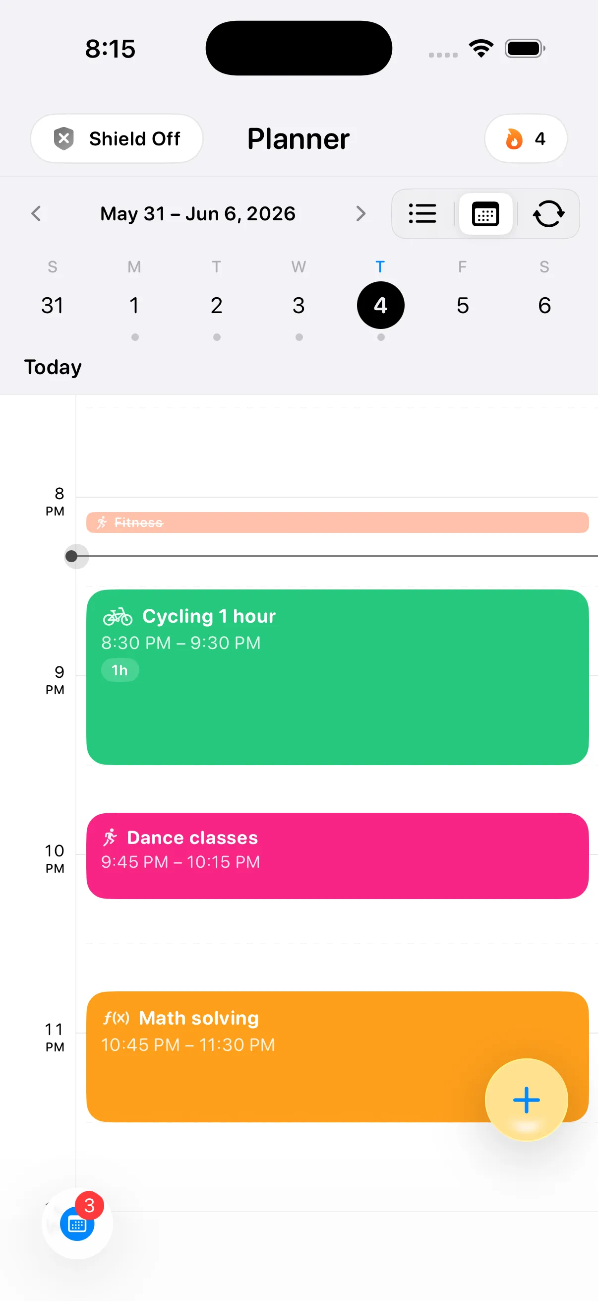 Deeply app: Smart planner
