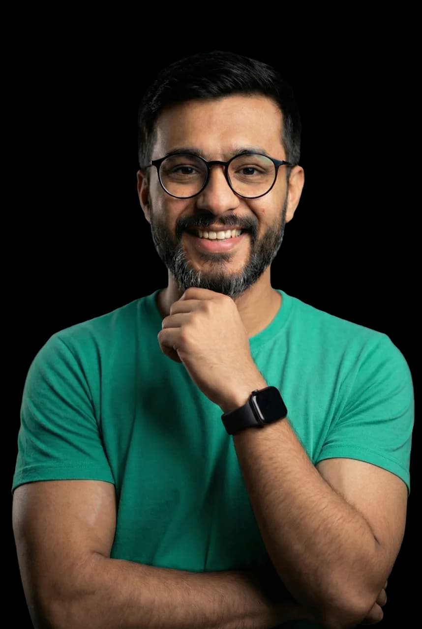 Gourav Bagora portrait dark mode